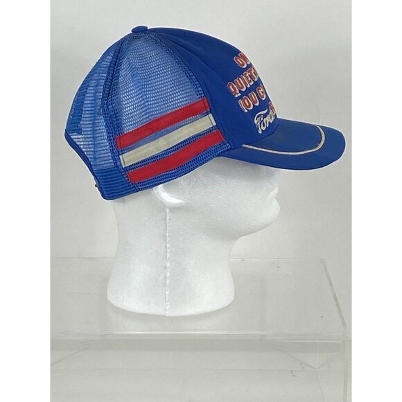 VTG "On A Quiet Night, You Can Hear Fords Rust" Trucker Mesh Snapback Cap F255 - Picture 3 of 7
